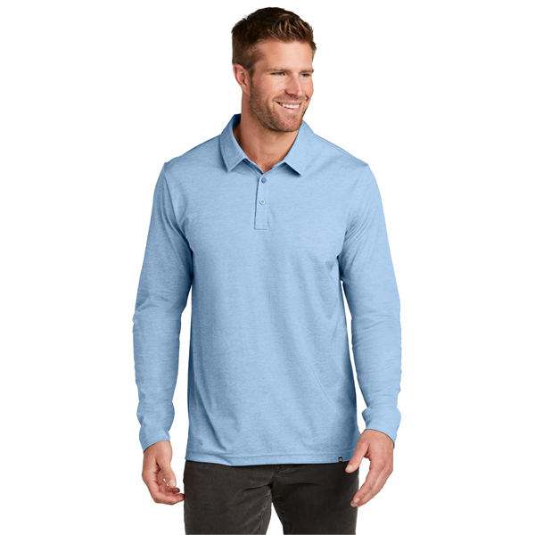 TravisMathew Oceanside Heather Long Sleeve Polo - TravisMathew Oceanside Heather Long Sleeve Polo - Image 0 of 19