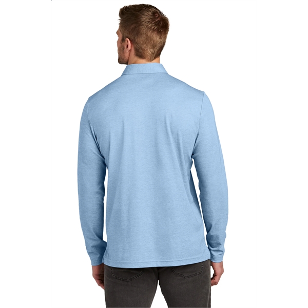 TravisMathew Oceanside Heather Long Sleeve Polo - TravisMathew Oceanside Heather Long Sleeve Polo - Image 1 of 19