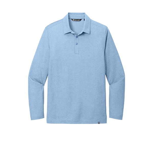 TravisMathew Oceanside Heather Long Sleeve Polo - TravisMathew Oceanside Heather Long Sleeve Polo - Image 3 of 19