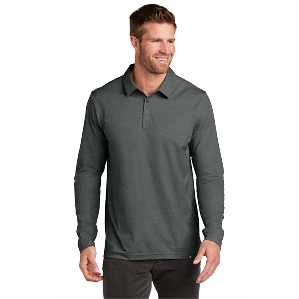 TravisMathew Oceanside Heather Long Sleeve Polo - TravisMathew Oceanside Heather Long Sleeve Polo - Image 4 of 19