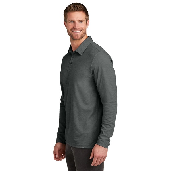 TravisMathew Oceanside Heather Long Sleeve Polo - TravisMathew Oceanside Heather Long Sleeve Polo - Image 6 of 19