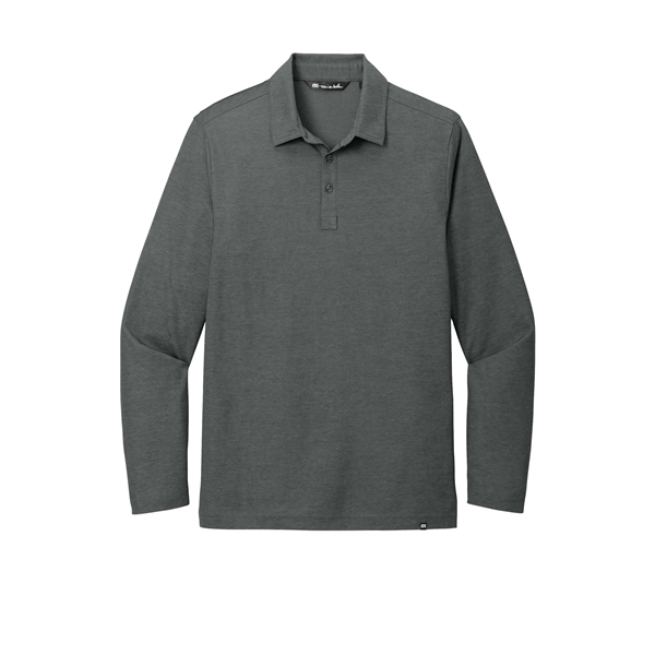 TravisMathew Oceanside Heather Long Sleeve Polo - TravisMathew Oceanside Heather Long Sleeve Polo - Image 7 of 19