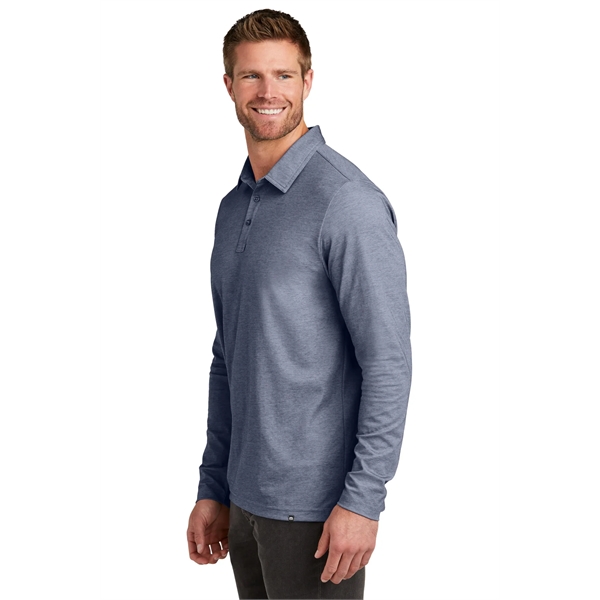 TravisMathew Oceanside Heather Long Sleeve Polo - TravisMathew Oceanside Heather Long Sleeve Polo - Image 11 of 19