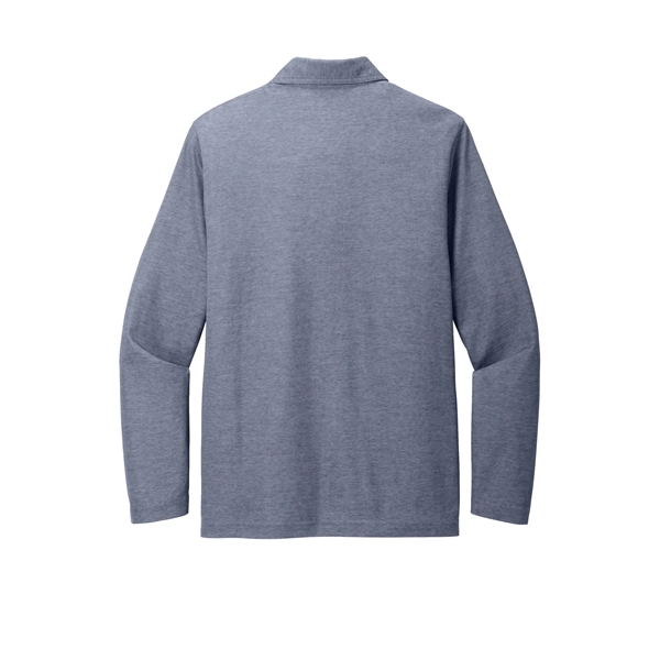 TravisMathew Oceanside Heather Long Sleeve Polo - TravisMathew Oceanside Heather Long Sleeve Polo - Image 13 of 19