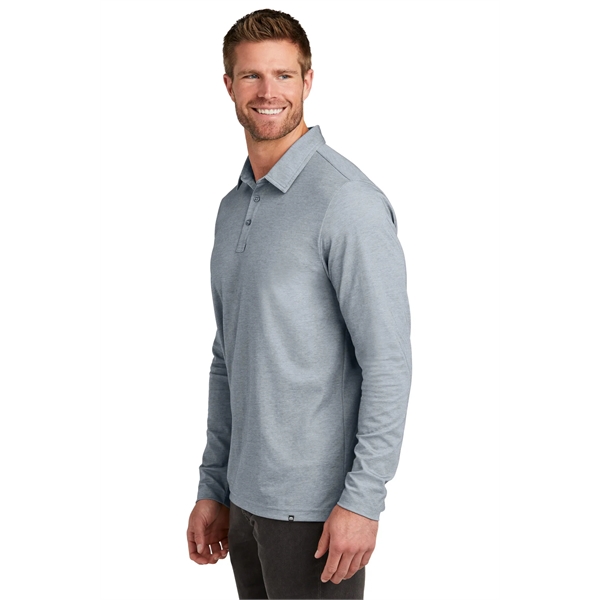 TravisMathew Oceanside Heather Long Sleeve Polo - TravisMathew Oceanside Heather Long Sleeve Polo - Image 16 of 19