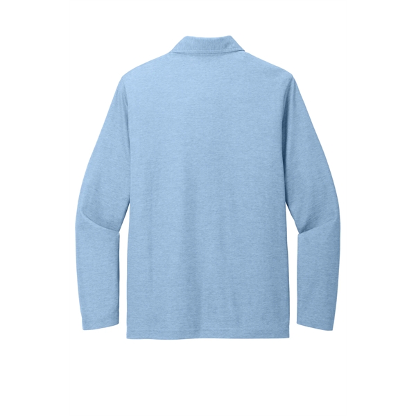 TravisMathew Oceanside Heather Long Sleeve Polo - TravisMathew Oceanside Heather Long Sleeve Polo - Image 19 of 19