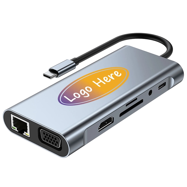 USB C HUB Adapter Docking Station - USB C HUB Adapter Docking Station - Image 1 of 4