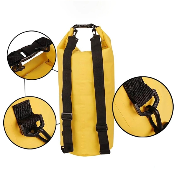 10L Waterproof Wet/Dry Bag Ocean Pack - 10L Waterproof Wet/Dry Bag Ocean Pack - Image 3 of 4