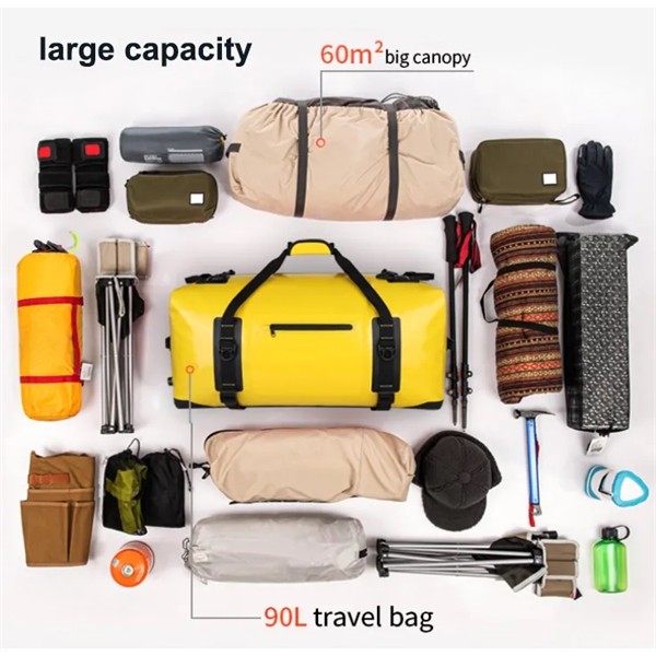 90L Luxury Waterproof Duffel Bag - 90L Luxury Waterproof Duffel Bag - Image 5 of 5
