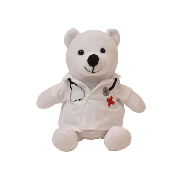 6" Mini Me Powder Polar Bear w/t-shirt - 6" Mini Me Powder Polar Bear w/t-shirt - Image 0 of 2