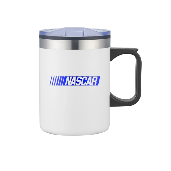 14 oz. Stainless Steel & PP Camping Mug with Matte Finish - 14 oz. Stainless Steel & PP Camping Mug with Matte Finish - Image 1 of 6