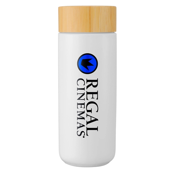 10 oz. Double Wall Ceramic Travel Cup - 10 oz. Double Wall Ceramic Travel Cup - Image 4 of 5