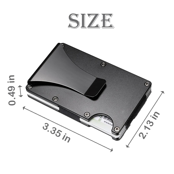 Card Holder with Money Clip - Card Holder with Money Clip - Image 1 of 4