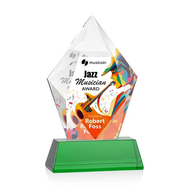 Devron VividPrint™ Award on Base - Green