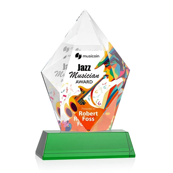 Devron VividPrint™ Award on Base - Green