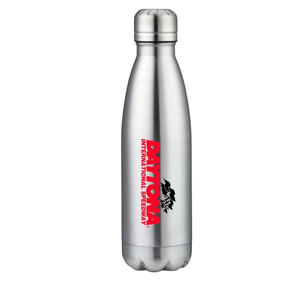 Custom 17 oz. Double Wall Stainless Steel Vacuum Bottle