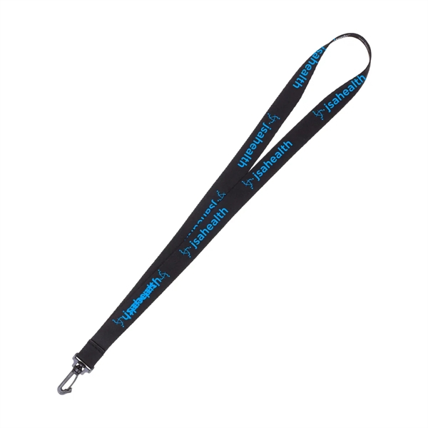 3/4" Import Air Ship Super Soft Polyester Silkscreen Lanyard