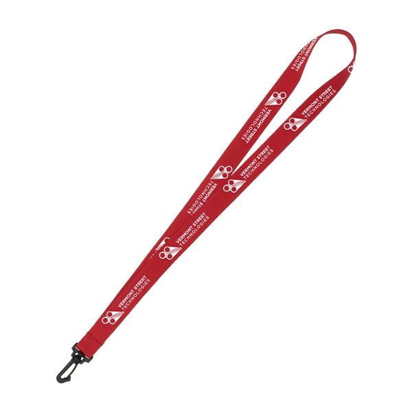 3/4" Import Air Ship Super Soft Polyester Silkscreen Lanyard