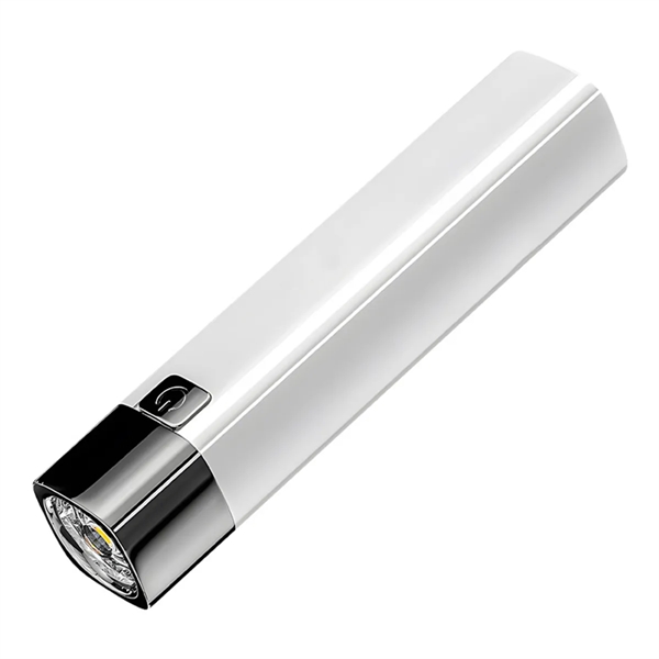 Rechargeable Flashlights with Power Bank 1200mAh - Rechargeable Flashlights with Power Bank 1200mAh - Image 0 of 3