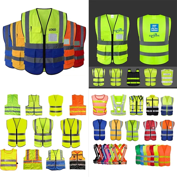 Hi Vis Reflective Safety Running Riding Vest Gear W/ Pockets - Hi Vis Reflective Safety Running Riding Vest Gear W/ Pockets - Image 0 of 0