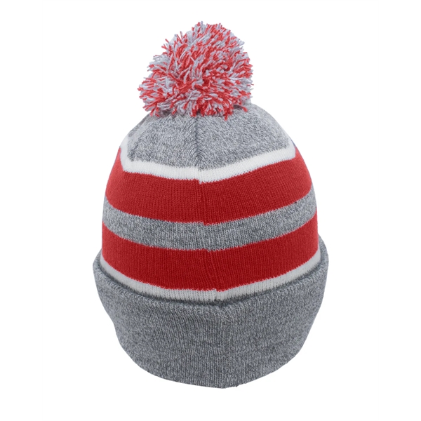 Pacific Headwear Knit Fold-Over Pom-Pom Beanie - Pacific Headwear Knit Fold-Over Pom-Pom Beanie - Image 54 of 130