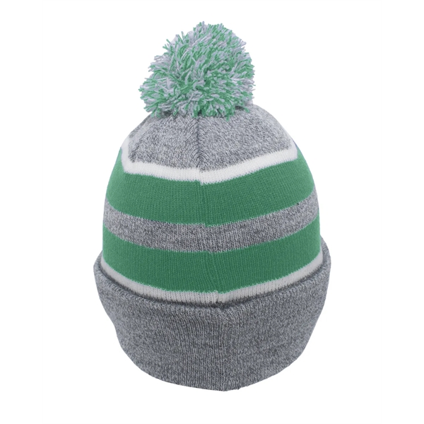 Pacific Headwear Knit Fold-Over Pom-Pom Beanie - Pacific Headwear Knit Fold-Over Pom-Pom Beanie - Image 57 of 130