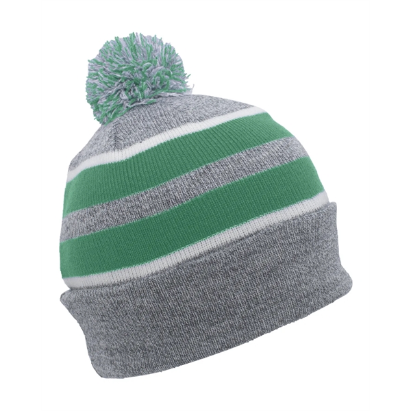 Pacific Headwear Knit Fold-Over Pom-Pom Beanie - Pacific Headwear Knit Fold-Over Pom-Pom Beanie - Image 58 of 130