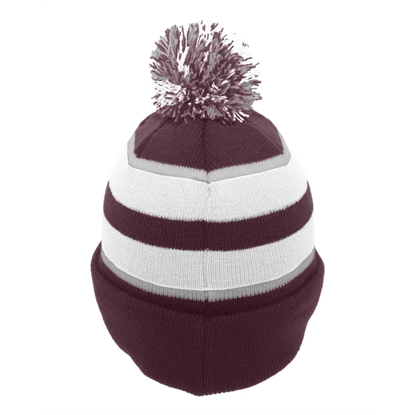 Pacific Headwear Knit Fold-Over Pom-Pom Beanie - Pacific Headwear Knit Fold-Over Pom-Pom Beanie - Image 60 of 130