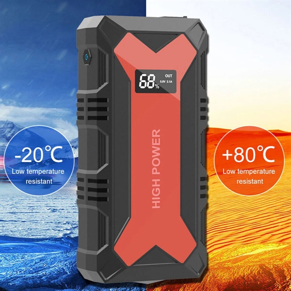 30000MAH USB Car Battery Jump Starter With LED Flashlight - 30000MAH USB Car Battery Jump Starter With LED Flashlight - Image 7 of 10
