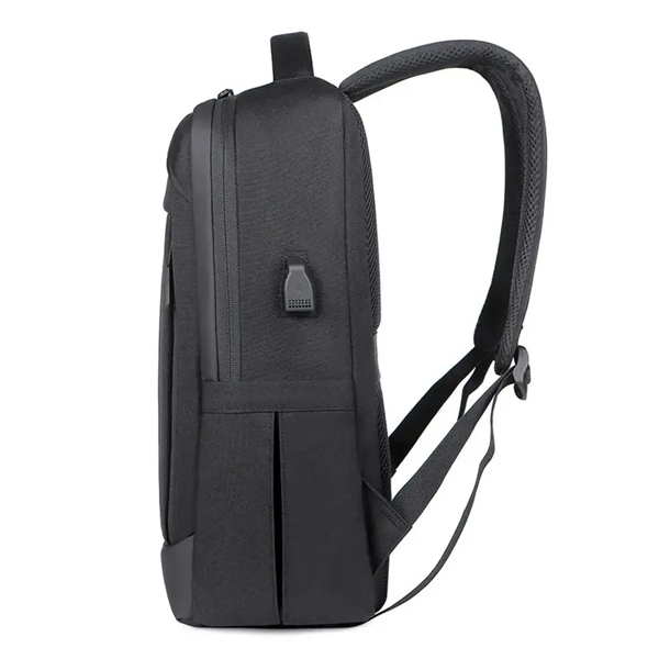 Anti-theft Waterproof Men Business USB Port Laptop Backpack - Anti-theft Waterproof Men Business USB Port Laptop Backpack - Image 8 of 16