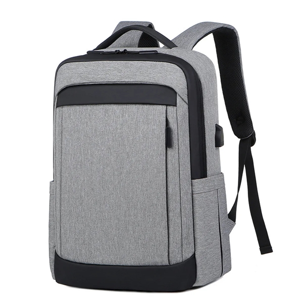 Anti-theft Waterproof Men Business USB Port Laptop Backpack - Anti-theft Waterproof Men Business USB Port Laptop Backpack - Image 12 of 16