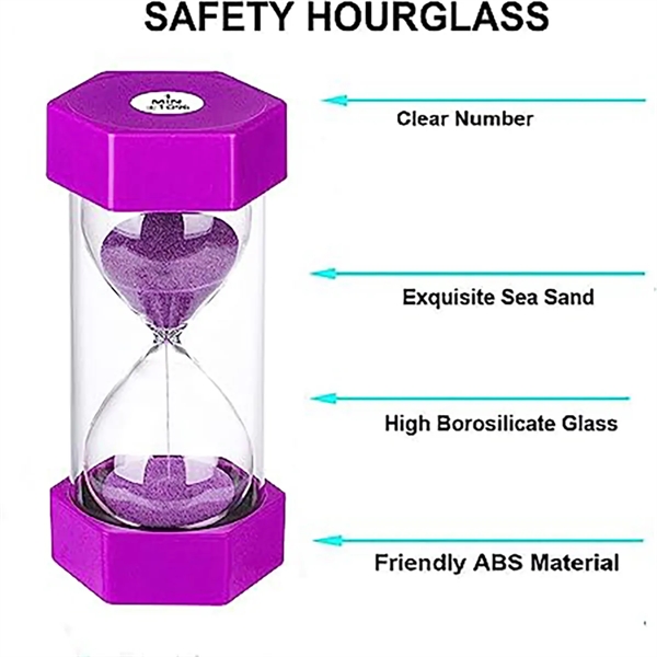 Hourglass Sand Timer 10 Minutes - Hourglass Sand Timer 10 Minutes - Image 2 of 4