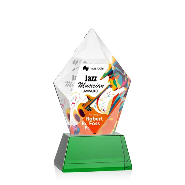 Devron VividPrint™ Award on Base - Green