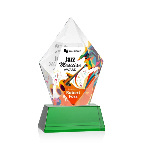 Devron VividPrint™ Award on Base - Green