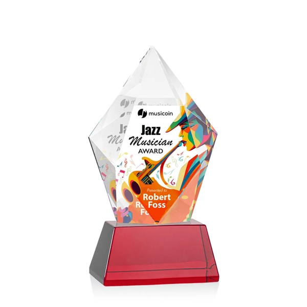 Devron VividPrint™ Award on Base - Red