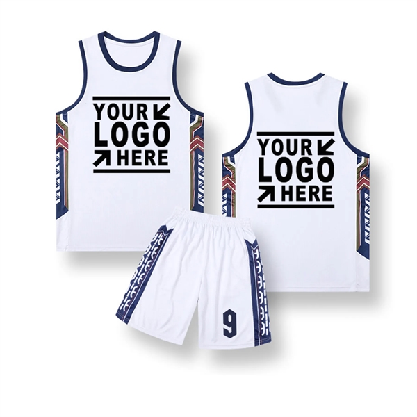 Multi-Size Customizable Men's Reversible Basketball Jerseys - Multi-Size Customizable Men's Reversible Basketball Jerseys - Image 0 of 19