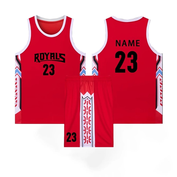 Multi-Size Customizable Men's Reversible Basketball Jerseys - Multi-Size Customizable Men's Reversible Basketball Jerseys - Image 5 of 19