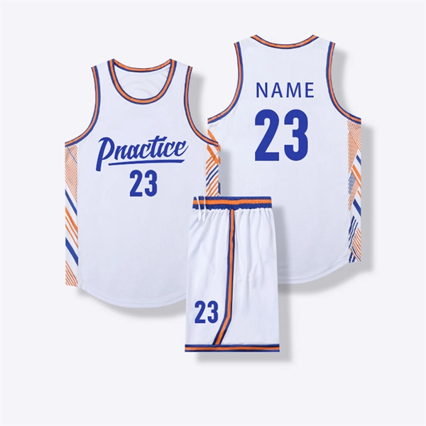 Multi-Size Customizable Men's Reversible Basketball Jerseys - Multi-Size Customizable Men's Reversible Basketball Jerseys - Image 6 of 19