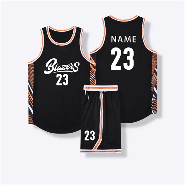 Multi-Size Customizable Men's Reversible Basketball Jerseys - Multi-Size Customizable Men's Reversible Basketball Jerseys - Image 7 of 19