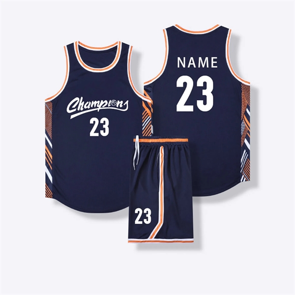Multi-Size Customizable Men's Reversible Basketball Jerseys - Multi-Size Customizable Men's Reversible Basketball Jerseys - Image 8 of 19