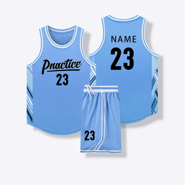 Multi-Size Customizable Men's Reversible Basketball Jerseys - Multi-Size Customizable Men's Reversible Basketball Jerseys - Image 9 of 19