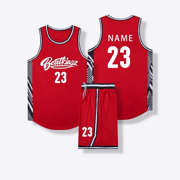 Multi-Size Customizable Men's Reversible Basketball Jerseys - Multi-Size Customizable Men's Reversible Basketball Jerseys - Image 12 of 19