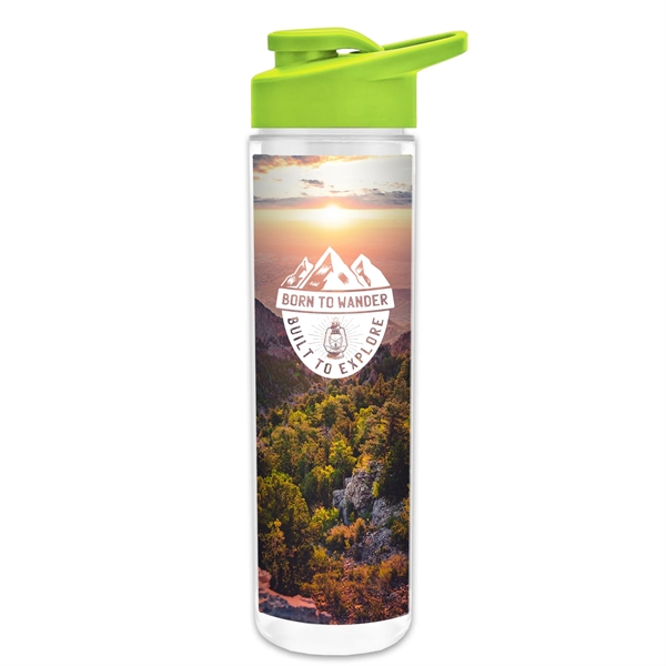 Full Color Wrap 16 Oz. Insulated Bottle with Drink Thru Lid - Full Color Wrap 16 Oz. Insulated Bottle with Drink Thru Lid - Image 2 of 10