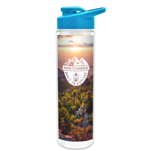 Full Color Wrap 16 Oz. Insulated Bottle with Drink Thru Lid - Full Color Wrap 16 Oz. Insulated Bottle with Drink Thru Lid - Image 5 of 10