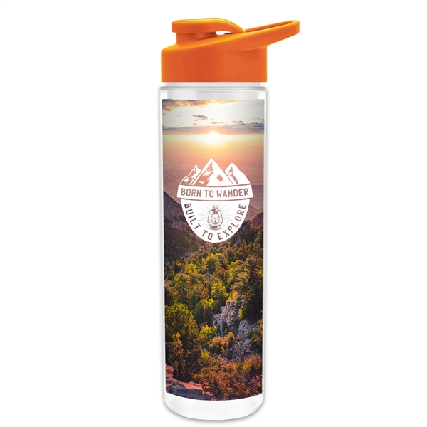 Full Color Wrap 16 Oz. Insulated Bottle with Drink Thru Lid - Full Color Wrap 16 Oz. Insulated Bottle with Drink Thru Lid - Image 7 of 10