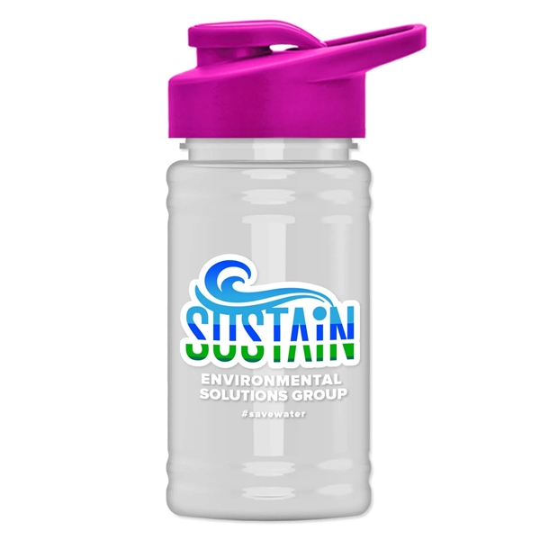 UpCycle - Mini 16 oz. rPet Sports Bottle with Drink Thru Lid - UpCycle - Mini 16 oz. rPet Sports Bottle with Drink Thru Lid - Image 8 of 16