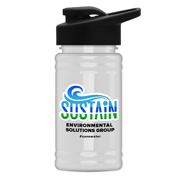 UpCycle - Mini 16 oz. rPet Sports Bottle with Drink Thru Lid - UpCycle - Mini 16 oz. rPet Sports Bottle with Drink Thru Lid - Image 9 of 16