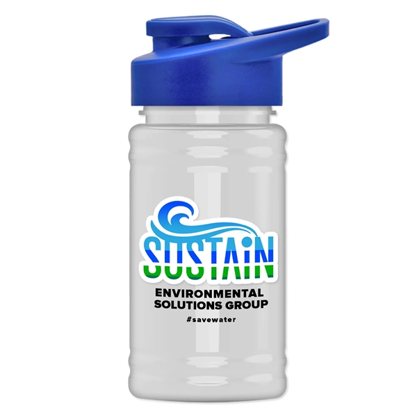 UpCycle - Mini 16 oz. rPet Sports Bottle with Drink Thru Lid - UpCycle - Mini 16 oz. rPet Sports Bottle with Drink Thru Lid - Image 10 of 16