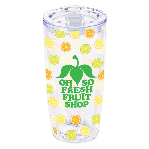 19 Oz. Everest Clarity Tumbler With Insert - 19 Oz. Everest Clarity Tumbler With Insert - Image 18 of 19