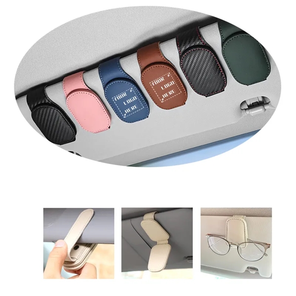 Magnetic Car Sun Visor Sunglasses Holder - Magnetic Car Sun Visor Sunglasses Holder - Image 0 of 7